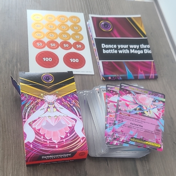 Pokemon Other - Pokemon Mega Diancie Battle Deck NO PROMO OR COIN
